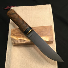 Laden Sie das Bild in den Galerie-Viewer, Hunting knife, Hand Forge blade, Single Copy - IRON LUCKY