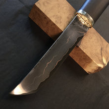 Cargar imagen en el visor de la galería, Hunting Knife Tanto, San Mai, Fixed Blade, Straight Back Knife, Collection, 14.329 - IRON LUCKY
