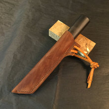 Cargar imagen en el visor de la galería, Hunting Knife Tanto, San Mai, Fixed Blade, Straight Back Knife, Collection, 14.329 - IRON LUCKY