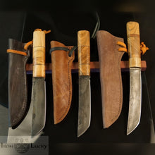 Laden Sie das Bild in den Galerie-Viewer, Tanto Knife Japanese style, Carbon Steel, Fixed Blade Straight Back. Art 14.J.01.1