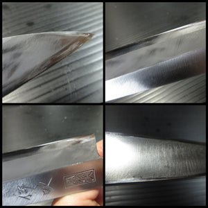 YANAGIBA, Japanese Original Kitchen Knives, Vintage +-1980, Hand Forge! Art 12.061