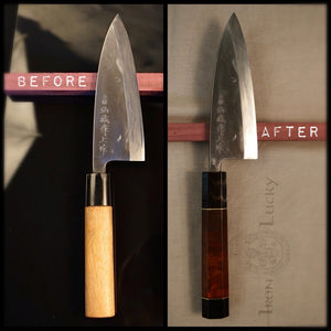 DEBA, Restored Japanese Original Old Kitchen Knife, 2020