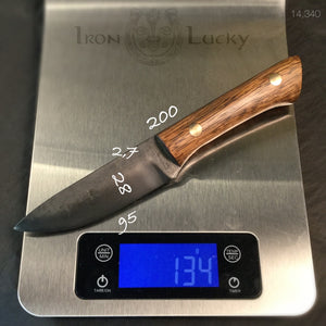 Knife Hunting, Carbon Steel, Fixed Blade, Straight Back Knife Blade. Art 14.340.11
