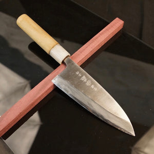 DEBA Couteaux de cuisine japonais d'origine grande taille, Vintage +-1980. Art 12.056