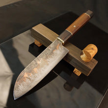 Load image into Gallery viewer, SANTOKU Japanese Style Kitchen Knife, Author&#39;s work, Single copy. Art 6.023