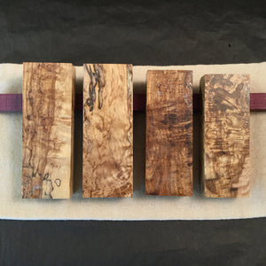 Stabilized wood Karelian Birch blank for woodworking, craft supplies. Art 3.174.4