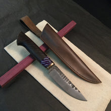 Charger l&#39;image dans la galerie, Knife Hunting, Carbon Steel, Fixed Blade. Art 14.342.1