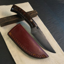 Cargar imagen en el visor de la galería, Knife Hunting, Carbon Steel, Fixed Blade, Straight Back Knife Blade. 2019