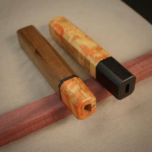 Load image into Gallery viewer, Wa-Handle Blank for kitchen knife, Japanese Style, Exotic Wood. Art 2.012
