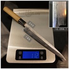 Load image into Gallery viewer, YANAGIBA, Japanese Original Kitchen Knife, Vintage +-1980, Hand Forge! Art 12.058.1