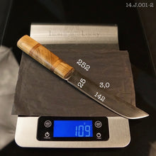 Load image into Gallery viewer, Tanto Knife Japanese style, Carbon Steel, Fixed Blade Straight Back. Art 14.J.01.8