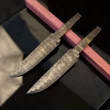 Load image into Gallery viewer, Unique Carbon Steel Blade Blank for knife making, crafting, hobby DIY. Art 9.095.B.1