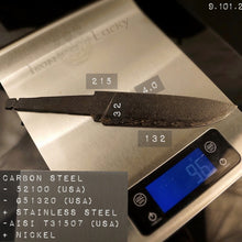 Load image into Gallery viewer, Unique Damascus Steel Blade Blank for knife making, crafting, hobby. Art 9.101.2