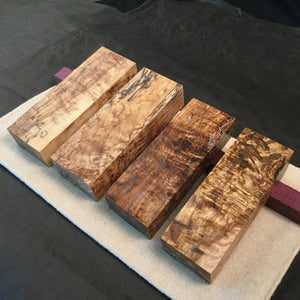 Stabilized wood Karelian Birch blank for woodworking, craft supplies. Art 3.174.5