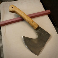 Load image into Gallery viewer, HATCHET, Hand Forged, Kitchen Axe, Custom Meat Cleaver. Art 11.029