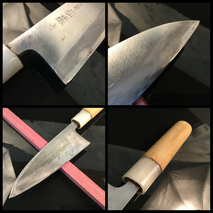 DEBA Big Size, Japanese Original Kitchen Knives, Senzo Josaku, Vintage +-1980. Art 12.056.6
