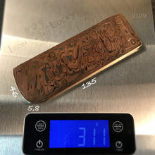 Load image into Gallery viewer, Mokume Gane Big Blank 5,8 mm. hand forge for crafting, unique pattern. Art 9.079.7