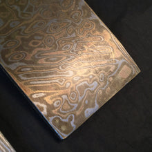 Load image into Gallery viewer, Mokume Gane Big Blank 5,0 mm. hand forge for crafting, unique pattern. Art 9.084.3