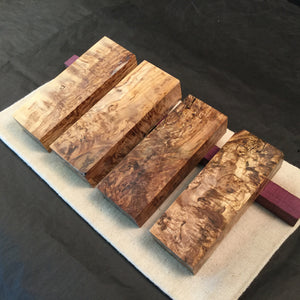 Stabilized wood Karelian Birch blank for woodworking, craft supplies. Art 3.174.2