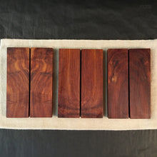 Charger l&#39;image dans la galerie, ROSEWOOD Blanks Paired for Crafting, Woodworking, DIY, precious wood. Art 10.202.1