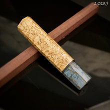 Charger l&#39;image dans la galerie, Wa-Handle premium blank for kitchen knife, Japanese style, full handmade.
