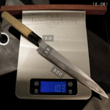 Laden Sie das Bild in den Galerie-Viewer, YANAGIBA, Japanese Original Kitchen Knives, Vintage +-1980, Hand Forge! Art 12.061