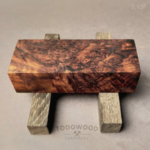 Load image into Gallery viewer, Stabilized wood Walnut Burl, blank for woodworking, DIY, turning, crafting, 3.137
