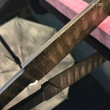 Load image into Gallery viewer, Unique Carbon Steel Blade Blank for knife making, crafting, hobby DIY. Art 9.095.B.8