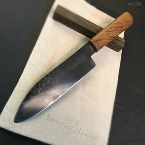 SANTOKU "Savage V" Japanese Style Kitchen Knife, 167 mm, Forge Carbon Steel. 2018