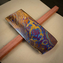 Load image into Gallery viewer, Titanium Multi-Layer Billets, hand forge for jewelers, crafting, knife making. Art 16.009