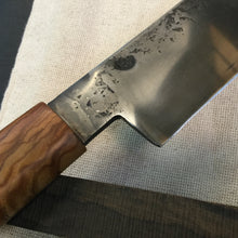 Charger l&#39;image dans la galerie, SANTOKU &quot;Savage V&quot; Japanese Style Kitchen Knife, 167 mm, Forge Carbon Steel. 2018