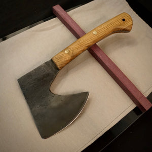 HATCHET, Hand Forged, Kitchen Axe, Custom Meat Cleaver. Art 11.029