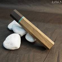 Laden Sie das Bild in den Galerie-Viewer, Wa-Handle Blank for kitchen knife, Japanese Style, Exotic Wood, from U.S. stock