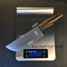 Laden Sie das Bild in den Galerie-Viewer, Kitchen Knife Chef, Stainless Steel, Completely in only one copy! 14.311 - IRON LUCKY