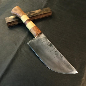 Kitchen Knife Chef Universal "Barbarian IV" 147 mm Forge Carbon steel. Art 14.322 - IRON LUCKY
