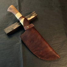 Load image into Gallery viewer, Kitchen Knife Chef Universal &quot;Barbarian IV&quot; 147 mm Forge Carbon steel. Art 14.322 - IRON LUCKY