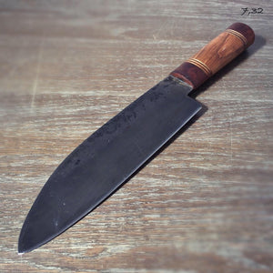 Kitchen Knife, JAPAN Style, Santoku, Hand Forge. - IRON LUCKY