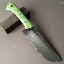 Load image into Gallery viewer, Knife Chef, Kitchen knife, Carbon steel, Hand Forge! - IRON LUCKY