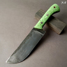 Load image into Gallery viewer, Knife Chef, Kitchen knife, Carbon steel, Hand Forge! - IRON LUCKY
