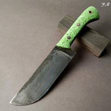 Charger l&#39;image dans la galerie, Knife Chef, Kitchen knife, Carbon steel, Hand Forge! - IRON LUCKY