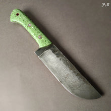 Cargar imagen en el visor de la galería, Knife Chef, Kitchen knife, Carbon steel, Hand Forge! - IRON LUCKY
