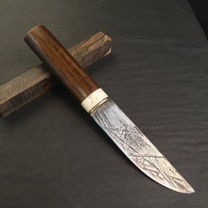 Knife Hunting, "BARBARIAN III", Hand Forge blade. - IRON LUCKY