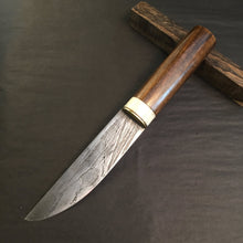 Cargar imagen en el visor de la galería, Knife Hunting, &quot;BARBARIAN III&quot;, Hand Forge blade. - IRON LUCKY