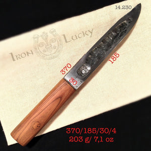 Knife Hunting, Carbone Steel, Single Copy - IRON LUCKY