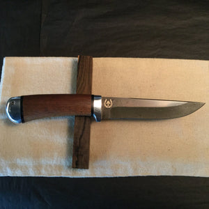 Knife Hunting, DAMASCUS Steel, Fixed Blade, Straight Back Knife Blade, 14.320 - IRON LUCKY