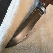 Laden Sie das Bild in den Galerie-Viewer, Knife Hunting, DAMASCUS Steel, Fixed Blade, Straight Back Knife Blade, 14.320 - IRON LUCKY