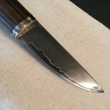 Charger l&#39;image dans la galerie, Knife Hunting, DAMASCUS Steel, Fixed Blade, Straight Back Knife Blade. Art &quot;14.269&quot;. - IRON LUCKY