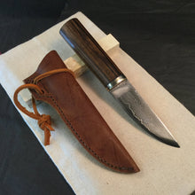 Charger l&#39;image dans la galerie, Knife Hunting, DAMASCUS Steel, Fixed Blade, Straight Back Knife Blade. Art &quot;14.269&quot;. - IRON LUCKY