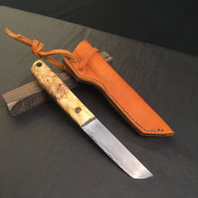 Laden Sie das Bild in den Galerie-Viewer, Knife Hunting, Hand Forge, &quot;San Mai&quot; blade, Premium. - IRON LUCKY