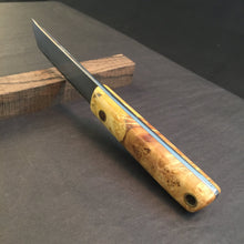 Laden Sie das Bild in den Galerie-Viewer, Knife Hunting, Hand Forge, &quot;San Mai&quot; blade, Premium. - IRON LUCKY